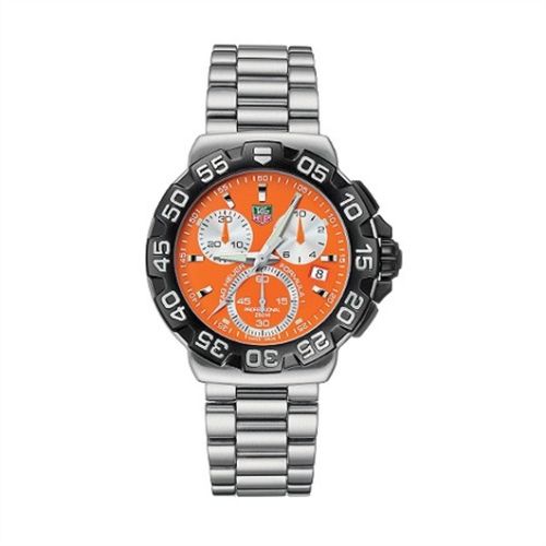 TAG Heuer Formula 1 Quartz Chronograph 41 Stainless Steel / Orange / Bracelet